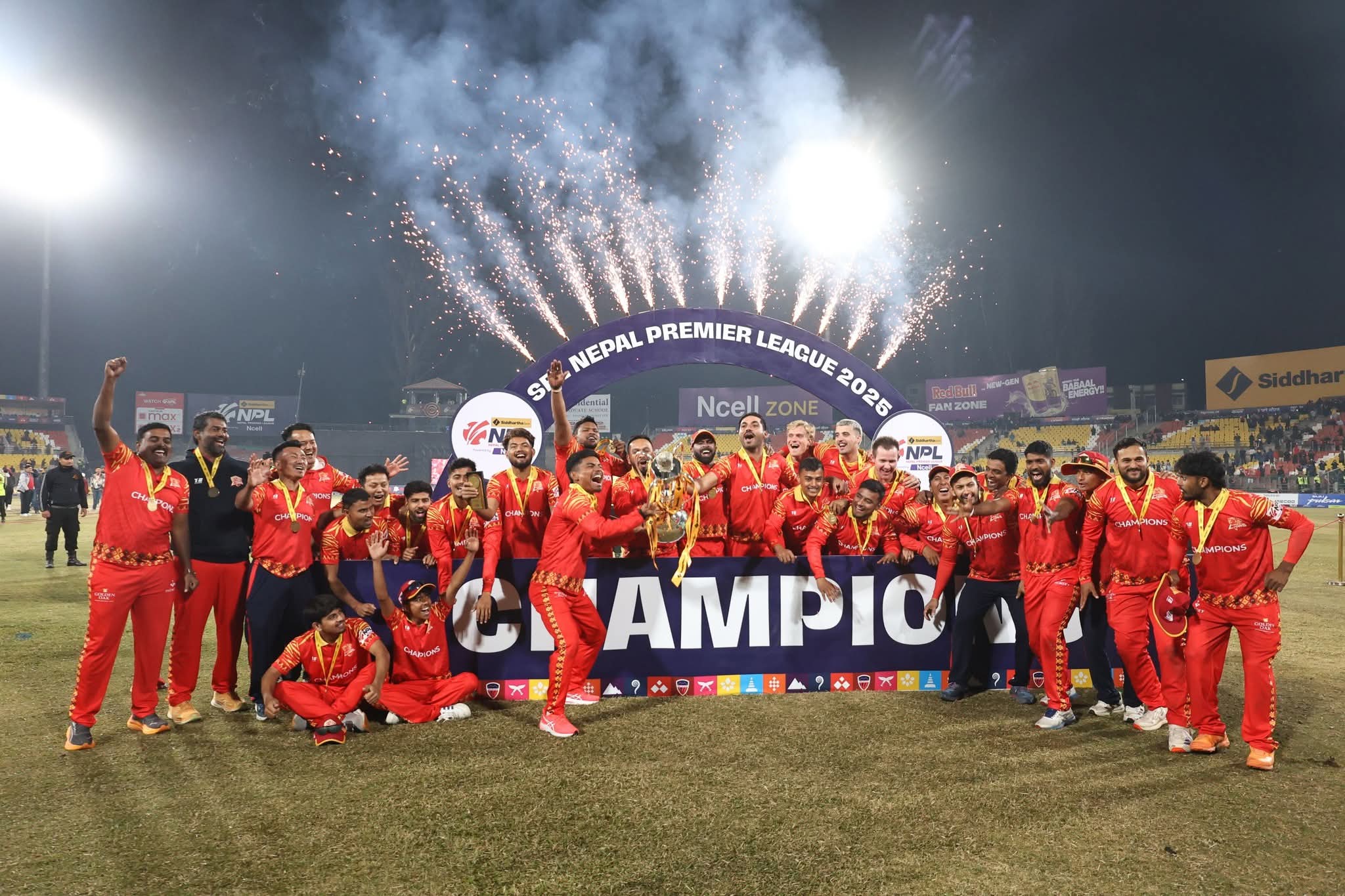 एनपीएल सिजन-२ को च्याम्पियन बन्यो लुम्बिनी लायन्स: Phulbari Khabar